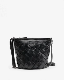 BIBA Bandolera-Bandolera Lewisburg De Piel Negro