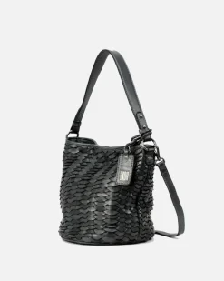 BIBA Bolsos Hobo-Bolso De Hombro Beekman De Piel Negro