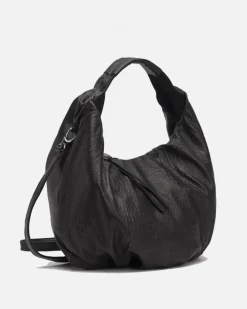 BIBA Bolsos Hobo-Bolso De Hombro Buxton Snake De Piel Negro