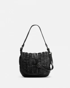 BIBA Bolsos Hobo-Bolso De Hombro Hardy De Piel Negro