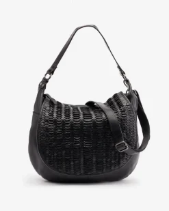 BIBA Bolsos Hobo-Bolso De Hombro Hardy De Piel Negro
