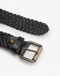 BIBA Cinturón-Cinturón Columbia De Piel Negro