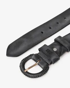 BIBA Cinturón-Cinturón Delaware De Piel Negro