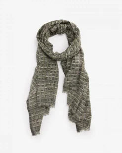 BIBA Foulard-Foulard Scarves Kaki