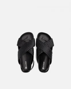 BIBA Sandalias-Sandalia Biscayne De Piel Negro