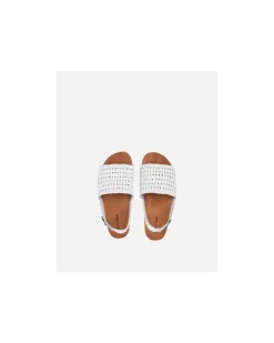 BIBA Sandalias-Sandalia Biscayne De Piel Blanco