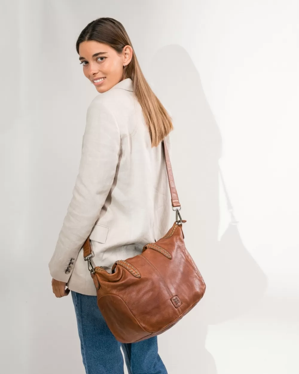 Mujer BIBA Bolsos Hobo<Bolso De Hombro Eugene De Piel